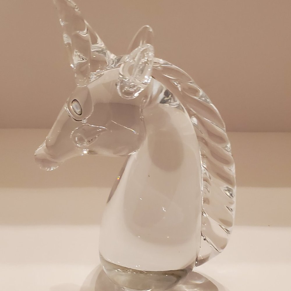 Art Glass Unicorn - Picture 2 of 4